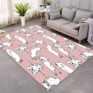 A Dog's Thing Pink SW0089 Rug