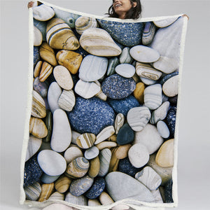 Riverstones Sherpa Fleece Blanket - Beddingify