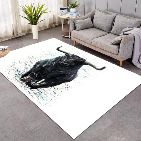 Image of Stocky Buffalo White SW0877 Rug