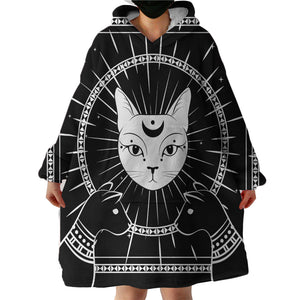 Cat Goddess SWLF2871 Hoodie Wearable Blanket