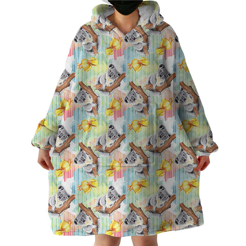 Image of Koala SWLF2872 Hoodie Wearable Blanket