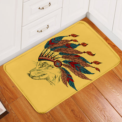 Image of War Bonnets Dog Door Mat