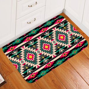 Geometric Design Door Mat