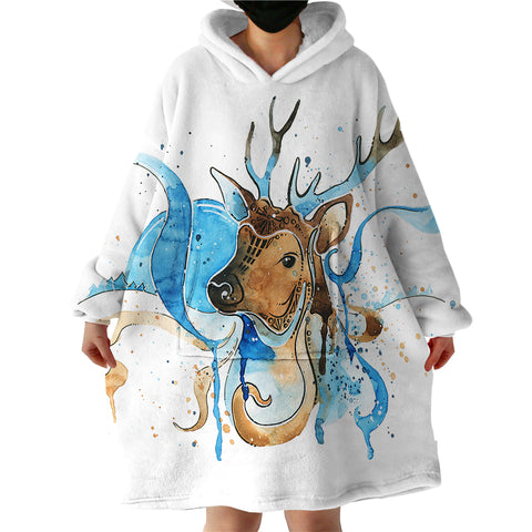 Image of Chill Reindeer SWLF0659 Hoodie Wearable Blanket