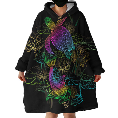 Image of Carp & Turtle SWLF0478 Hoodie Wearable Blanket