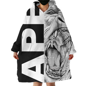 A.P.E SWLF0843 Hoodie Wearable Blanket