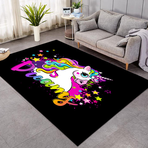 Image of Dreamy Unicorn Magical SW1567 Rug