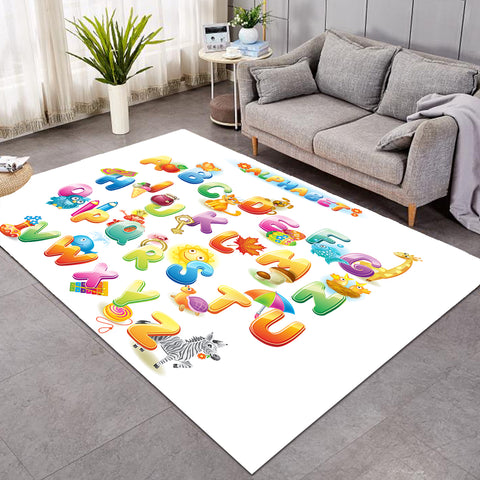 Image of Kid English Alphabet SW0983 Rug