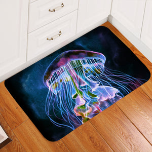 Exotic Jellyfish Door Mat