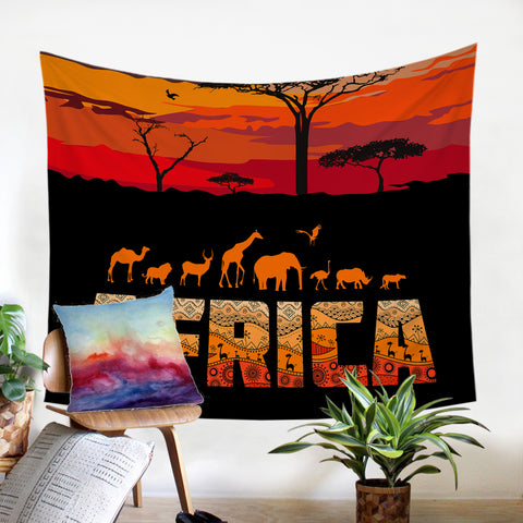 Image of Land Of Africa SW0822 Tapestry