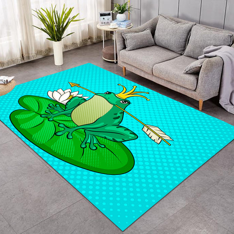 Image of Prince Frog Blue SW06704 Rug