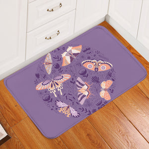 Pollinate Papilon Purple Door Mat