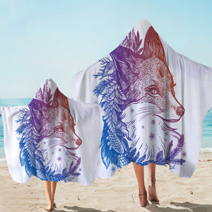 Sage Fox Hooded Towel