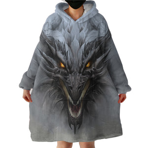 Demonic Dragon SWLF2996 Hoodie Wearable Blanket