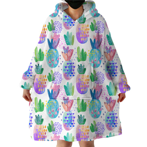 Image of Pineapple SWLF0750 Hoodie Wearable Blanket