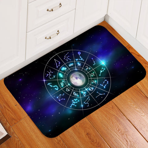 Image of Zodiac Signs Space Door Mat