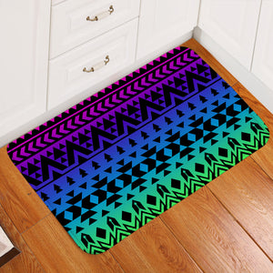 Line Decoration Colorful Door Mat