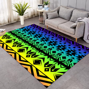 Line Decoration Colorful SW0489 Rug