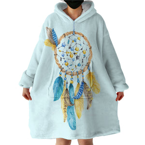 Dream Catcher Mint SWLF1124 Hoodie Wearable Blanket