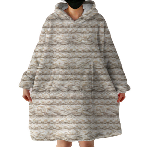 Image of Wool Feel SWLF2794 Hoodie Wearable Blanket