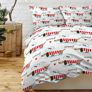 Cozy Dachshund Bedding Set - Beddingify