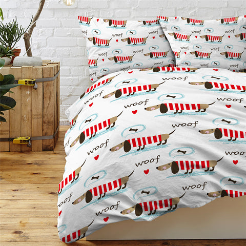 Image of Cozy Dachshund Bedding Set - Beddingify