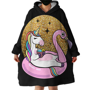 Space Unicorn SWLF0851 Hoodie Wearable Blanket