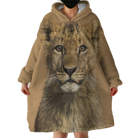 Image of Lion Cub SWLF2971 Hoodie Wearable Blanket