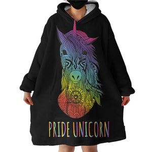 Pride Unicorn SWLF0060 Hoodie Wearable Blanket
