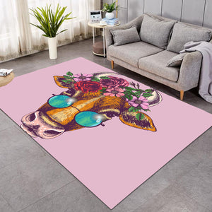 Miss Moo Cow Pink SW0454 Rug