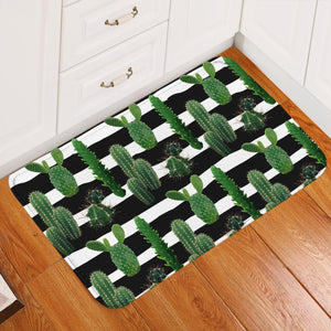 Cacti Patterns Stripes Door Mat