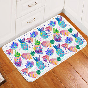 Odd Pineapple Patterns Door Mat