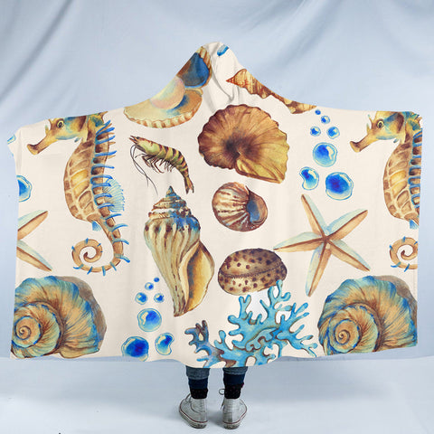 Image of Sea Souvernir SW1173 Hooded Blanket