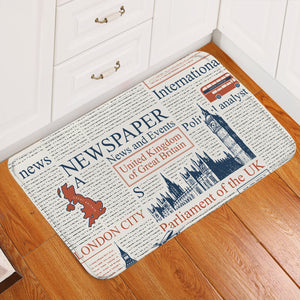 UK Newspaper Door Mat