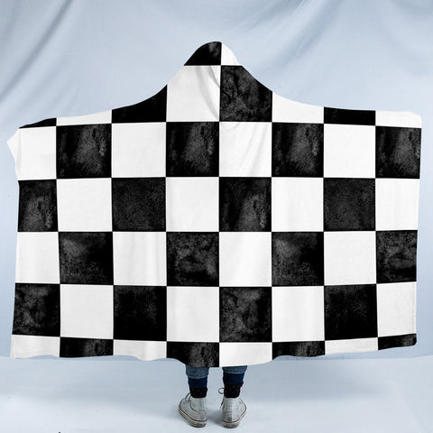 Image of Checkerboard SW1499 Hooded Blanket