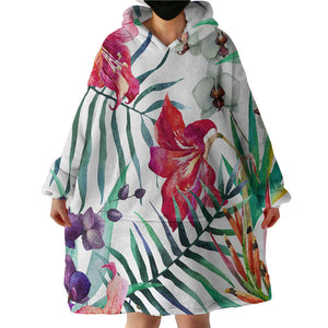 Exotic Orchid SWLF2315 Hoodie Wearable Blanket