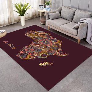 Africa Stylized Continent SW1510 Rug