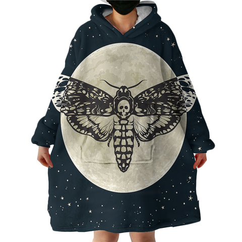 Image of Luna Moth SWLF0047 Hoodie Wearable Blanket