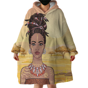 Africa Beauty SWLF2986 Hoodie Wearable Blanket