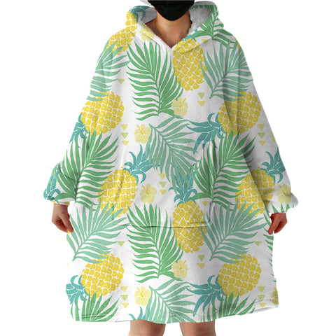 Image of Pineapple SWLF0287 Hoodie Wearable Blanket