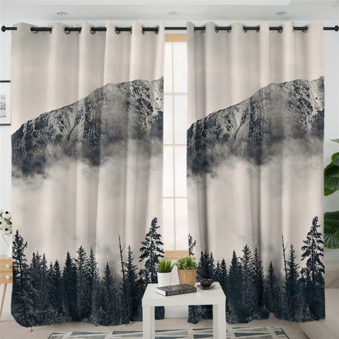 Image of Sublime Mountain 2 Panel Curtains
