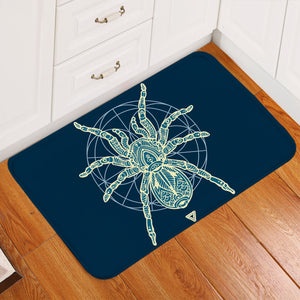 Tarantula Blue Door Mat