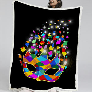 Magician Costume Sherpa Fleece Blanket