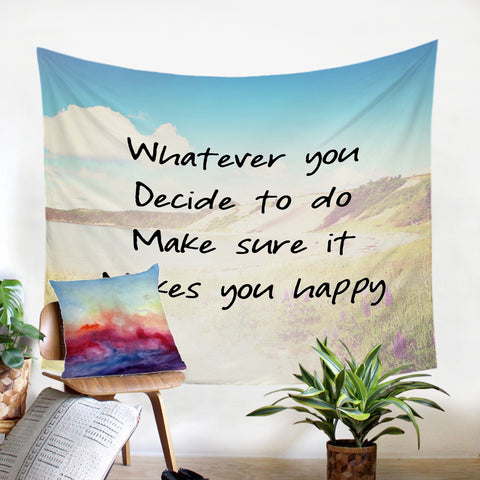 Image of Life Quote SW2056 Tapestry