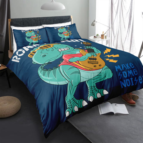 Image of Funny Dinosaur Bedding Set - Beddingify