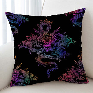 Oriental Dragon Cushion Cover - Beddingify