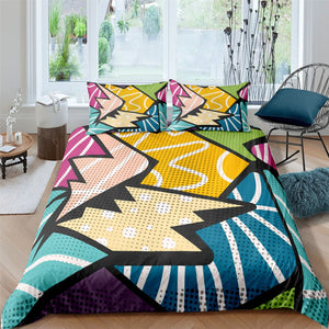 Colorful Dot Shape-Digital Art Bedding Set