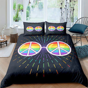 LGBT Love & Peace Bedding Set