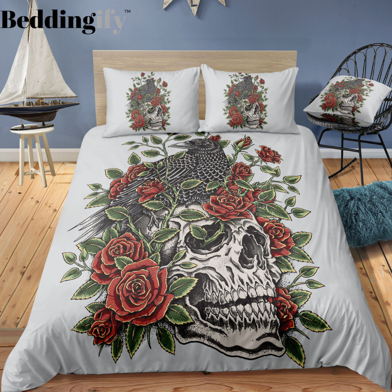 H6 Skull Bedding Set - Beddingify