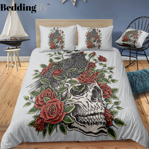 Image of H6 Skull Bedding Set - Beddingify